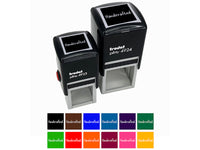 Handcrafted in Box Self-Inking Rubber Stamp Ink Stamper