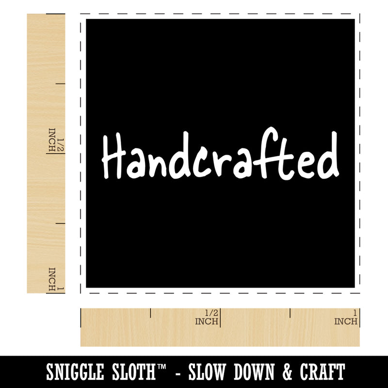 Handcrafted in Box Self-Inking Rubber Stamp Ink Stamper
