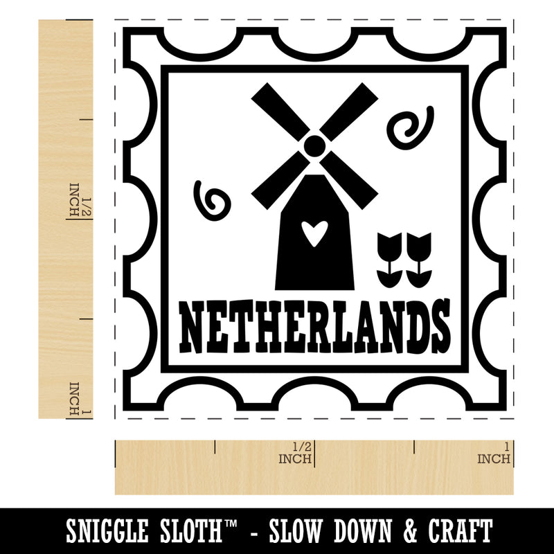 Netherlands Passport Travel Self-Inking Rubber Stamp Ink Stamper