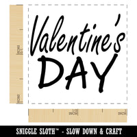 Valentine's Day Fun Text Self-Inking Rubber Stamp Ink Stamper