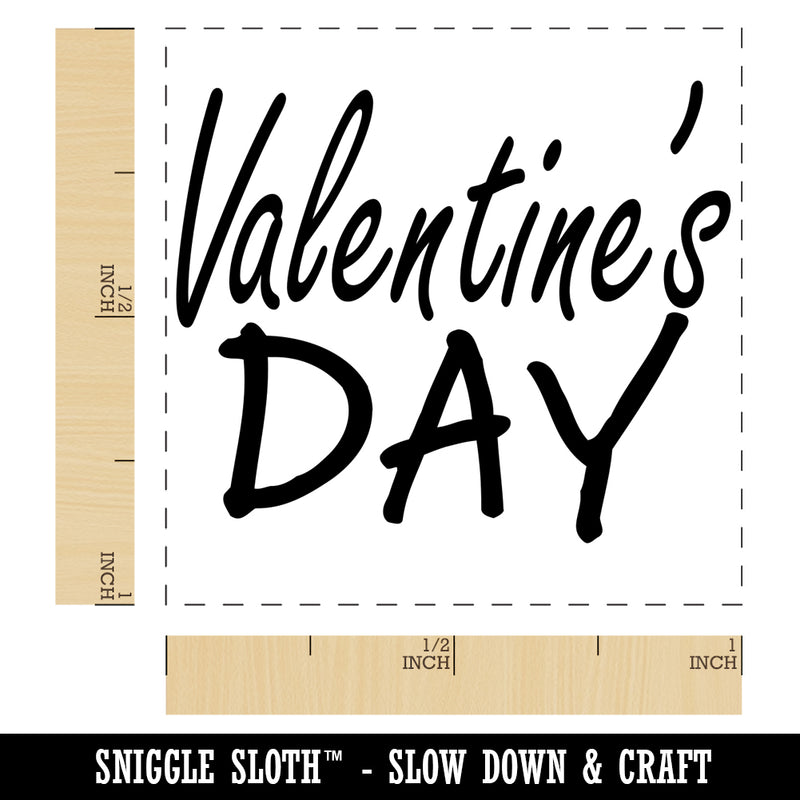 Valentine's Day Fun Text Self-Inking Rubber Stamp Ink Stamper