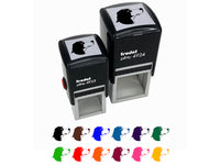 Beagle Face Profile Sketch Self-Inking Rubber Stamp Ink Stamper