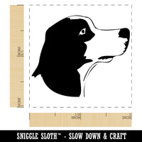Beagle Face Profile Sketch Self-Inking Rubber Stamp Ink Stamper