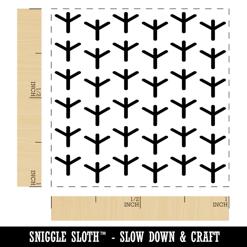 Bird Tracks Background Self-Inking Rubber Stamp Ink Stamper