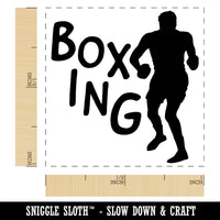 Boxer Boxing Fun Text Self-Inking Rubber Stamp Ink Stamper
