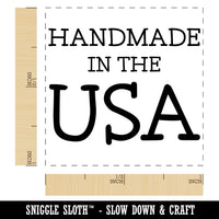 Handmade in the USA America Self-Inking Rubber Stamp Ink Stamper