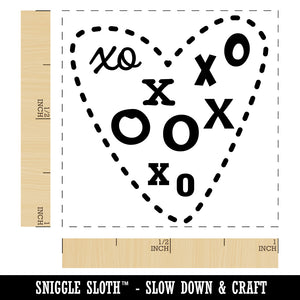 Heart XO Love Self-Inking Rubber Stamp Ink Stamper