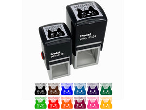 Mischievous Cat Peering Self-Inking Rubber Stamp Ink Stamper