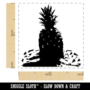 Pineapple Abstract Sketch Self-Inking Rubber Stamp Ink Stamper