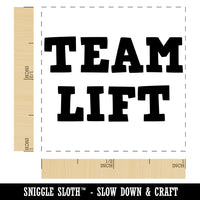 Team Lift Text Self-Inking Rubber Stamp Ink Stamper