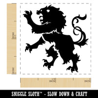 Regal Heraldic Lion Self-Inking Rubber Stamp Ink Stamper