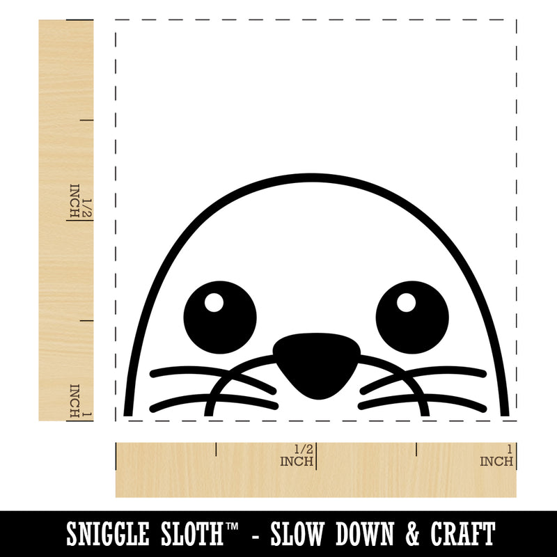 Peeking Seal Self-Inking Rubber Stamp Ink Stamper