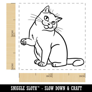 Affectionate British Shorthair Self-Inking Rubber Stamp Ink Stamper