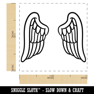 Angel Bird Wings Self-Inking Rubber Stamp Ink Stamper