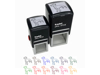 Friendly American Pit Bull Terrier Pet Dog Self-Inking Rubber Stamp Ink Stamper