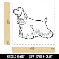 Good-Natured Cocker Spaniel Pet Dog Self-Inking Rubber Stamp Ink Stamper
