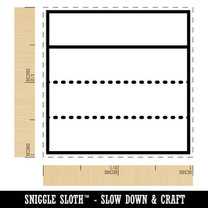 Journaling Framework Block Self-Inking Rubber Stamp Ink Stamper