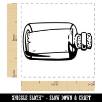 Blank Message in a Bottle Self-Inking Rubber Stamp Ink Stamper