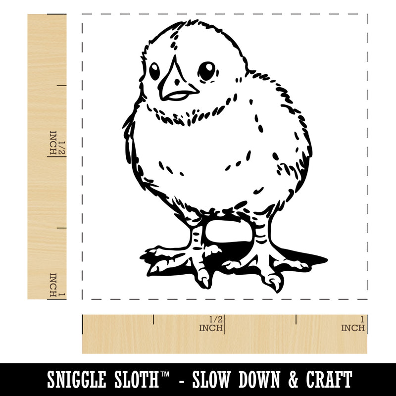 Realistic Baby Chick Chicken Self-Inking Rubber Stamp Ink Stamper