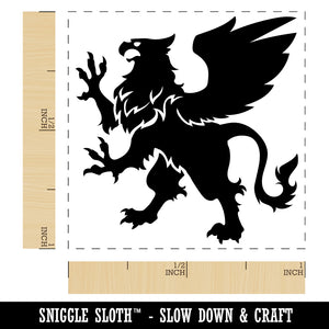 Regal Heraldic Griffin Self-Inking Rubber Stamp Ink Stamper