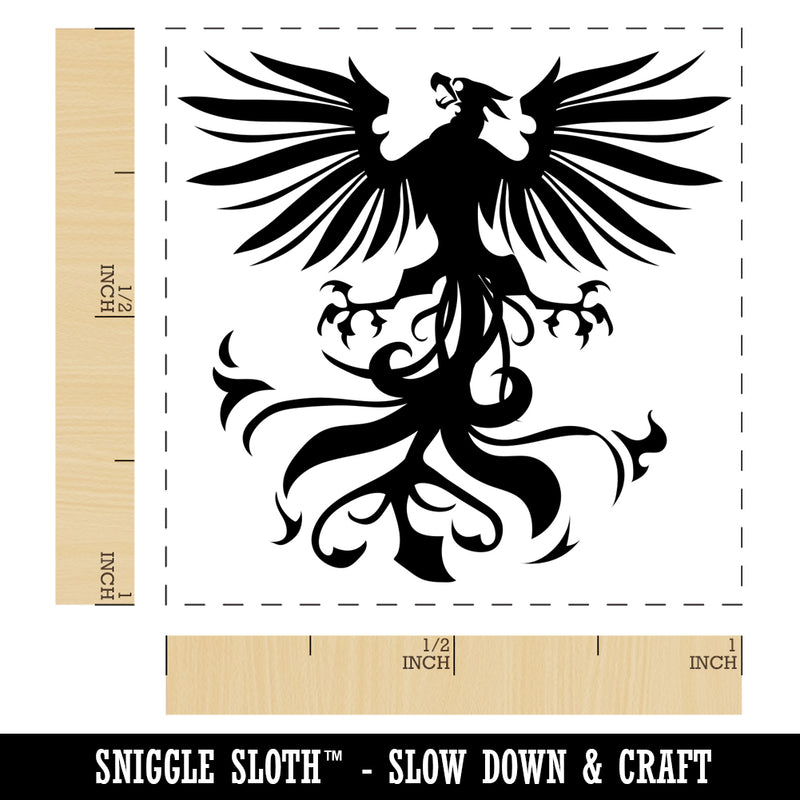 Regal Heraldic Phoenix Self-Inking Rubber Stamp Ink Stamper