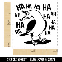 Seagull Laughing Out Loud Self-Inking Rubber Stamp Ink Stamper