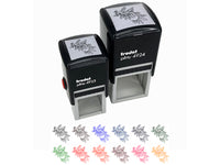 Elegant Leafy Seadragon Seahorse Self-Inking Rubber Stamp Ink Stamper