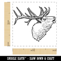 Elk Calling Out Self-Inking Rubber Stamp Ink Stamper