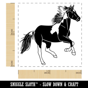 Running American Paint Horse Self-Inking Rubber Stamp Ink Stamper