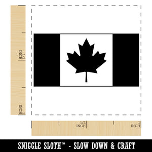 Canada Country Flag Self-Inking Rubber Stamp Ink Stamper