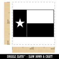 Texas State Flag Self-Inking Rubber Stamp Ink Stamper