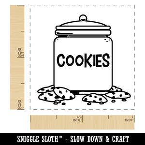 Cookie Jar Self-Inking Rubber Stamp Ink Stamper