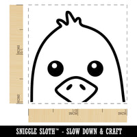 Peeking Bird Seagull Self-Inking Rubber Stamp Ink Stamper