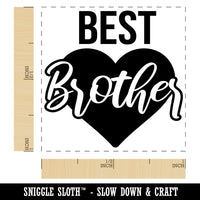 Best Brother in Heart Self-Inking Rubber Stamp Ink Stamper