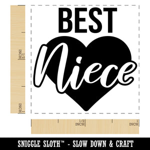 Best Niece in Heart Self-Inking Rubber Stamp Ink Stamper