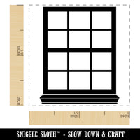 Closed Glass Window Self-Inking Rubber Stamp Ink Stamper