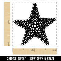 Detailed Starfish Ocean Beach Self-Inking Rubber Stamp Ink Stamper