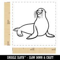 Smug Sea Lion Self-Inking Rubber Stamp Ink Stamper