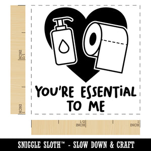 You're Essential to Me Quarantine Relationship Love Friendship Self-Inking Rubber Stamp Ink Stamper