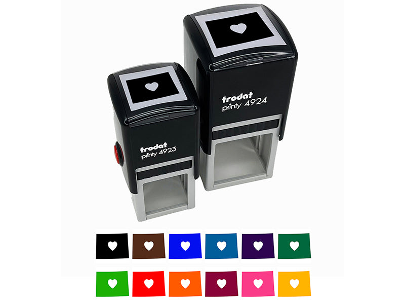 Wyoming State with Heart Self-Inking Rubber Stamp Ink Stamper