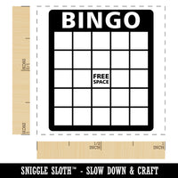 Blank Bingo Card Self-Inking Rubber Stamp Ink Stamper