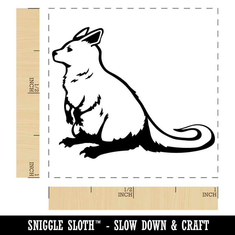 Red-Necked Wallaby from Australia Self-Inking Rubber Stamp Ink Stamper