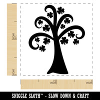 Shamrock Tree Saint Patrick's Day Self-Inking Rubber Stamp Ink Stamper