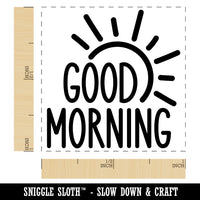 Good Morning Sun Self-Inking Rubber Stamp Ink Stamper