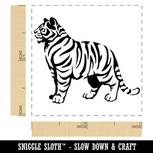 Regal Standing Bengal Tiger Self-Inking Rubber Stamp Ink Stamper