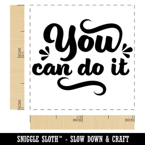 You Can Do It Motivational Self-Inking Rubber Stamp Ink Stamper