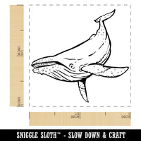 Humpback Whale Self-Inking Rubber Stamp Ink Stamper