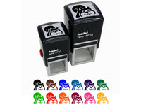 Peeking Squirrel Self-Inking Rubber Stamp Ink Stamper