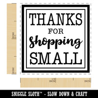 Thanks for Shopping Small Business Thank You Self-Inking Rubber Stamp Ink Stamper
