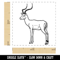 African Impala Antelope Self-Inking Rubber Stamp Ink Stamper